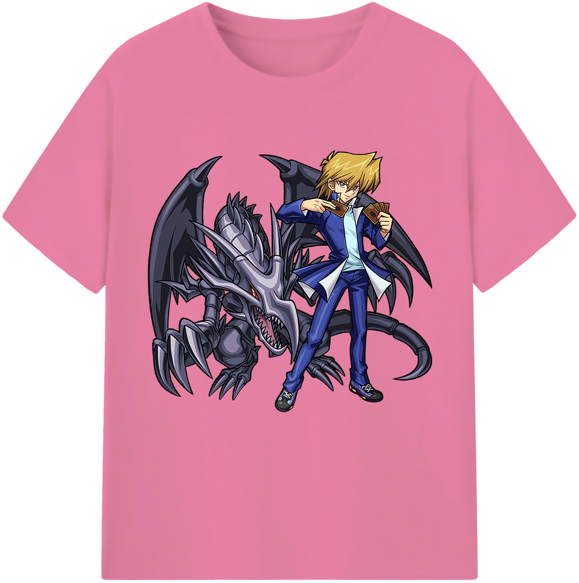 （画像用） 遊☆戯☆王 Yu-Gi-Oh! 綿100％半袖Tシャツ（フロントプリント）